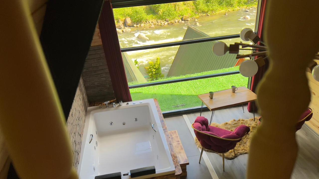 Tabiat Bungalows Otel Çamlıhemşin Kültér fotó
