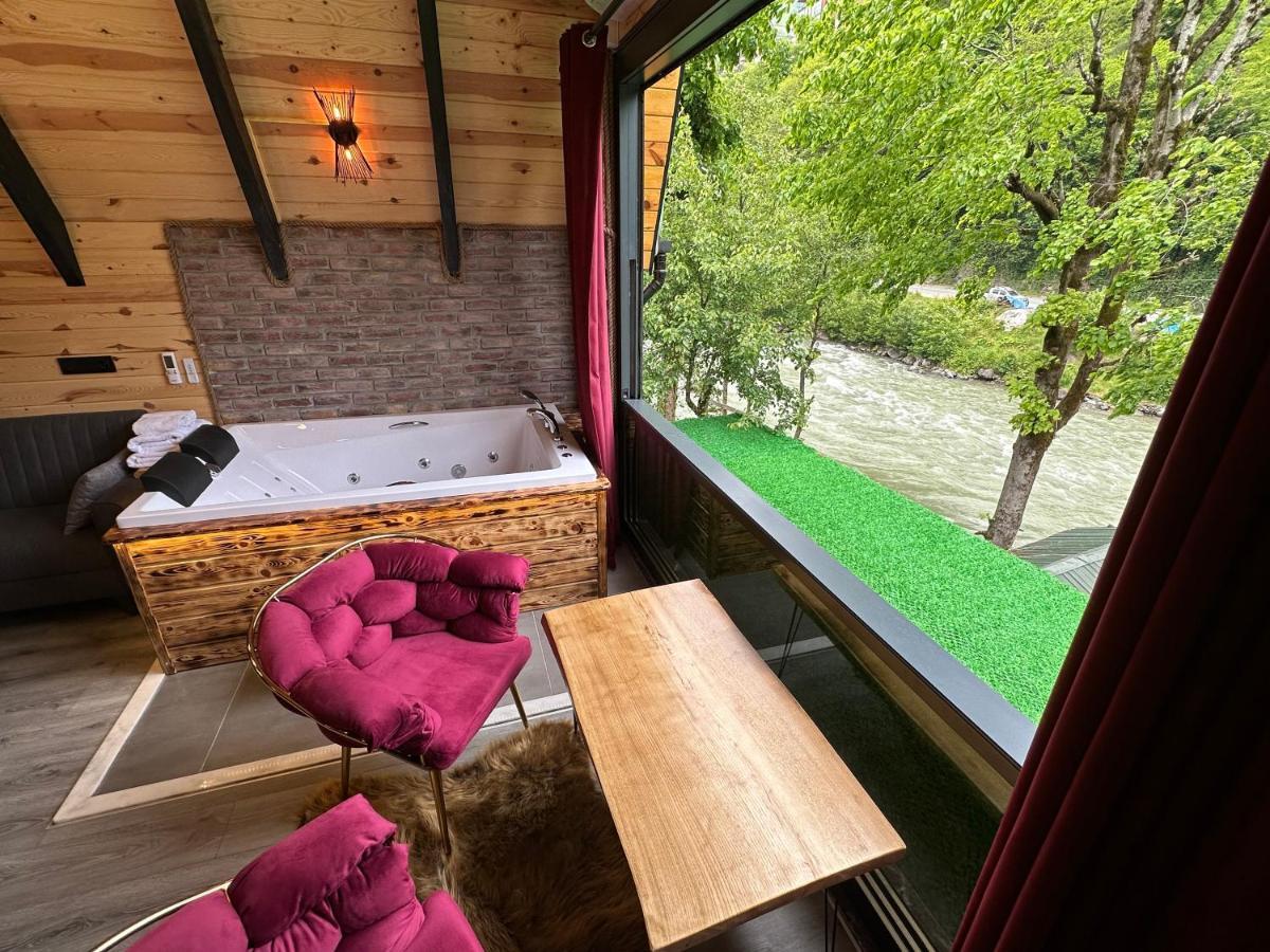 Tabiat Bungalows Otel Çamlıhemşin Kültér fotó